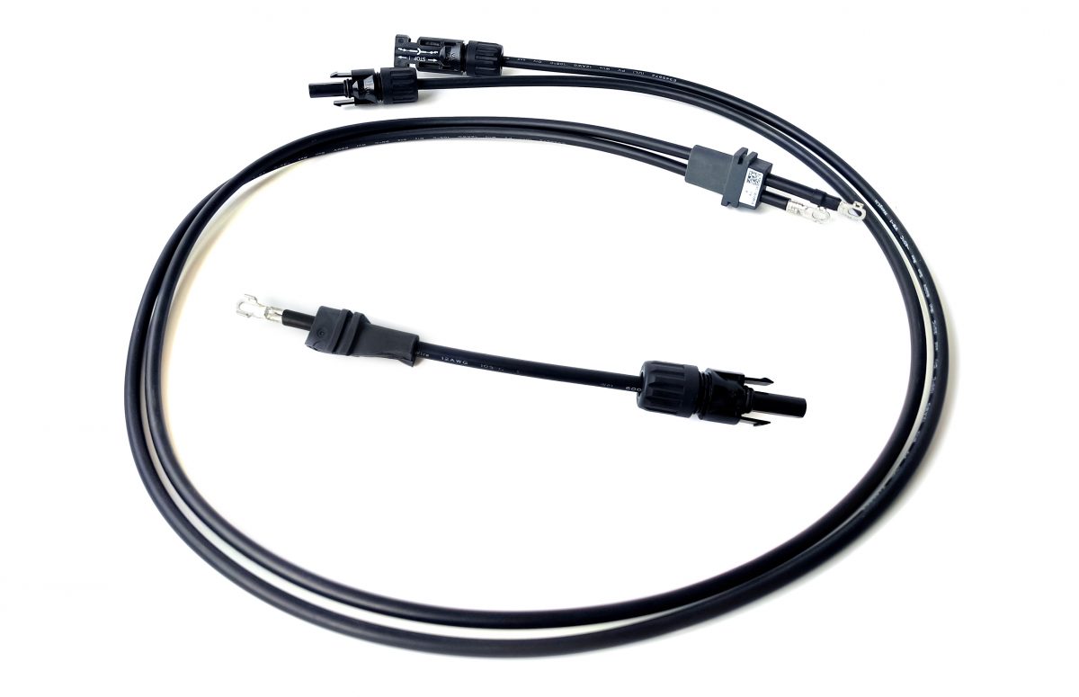 Solar photovoltaic wiring harness
